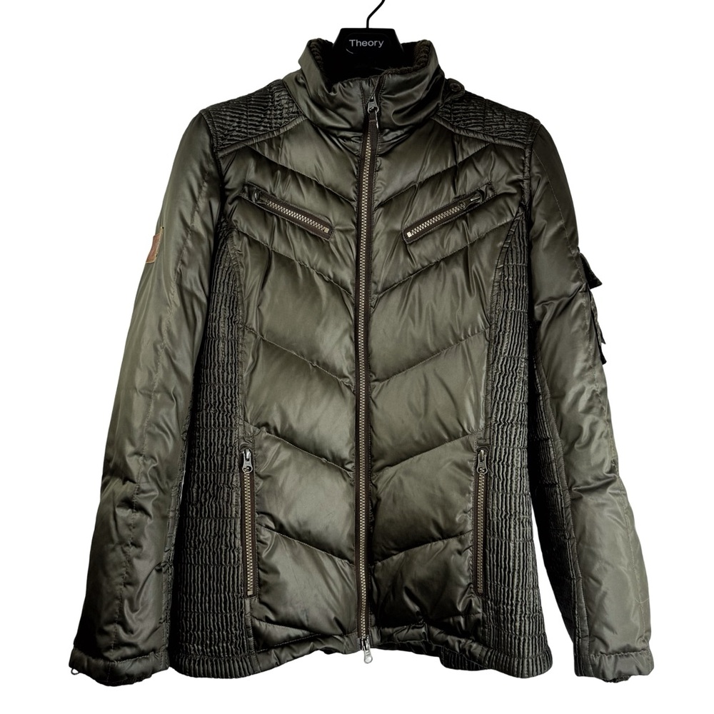 GOODE RIDER Athletic/Equestrian Olive Green Down Puffer Jacket M
